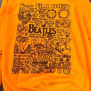 The Beatles Sweatshirt with all different songs